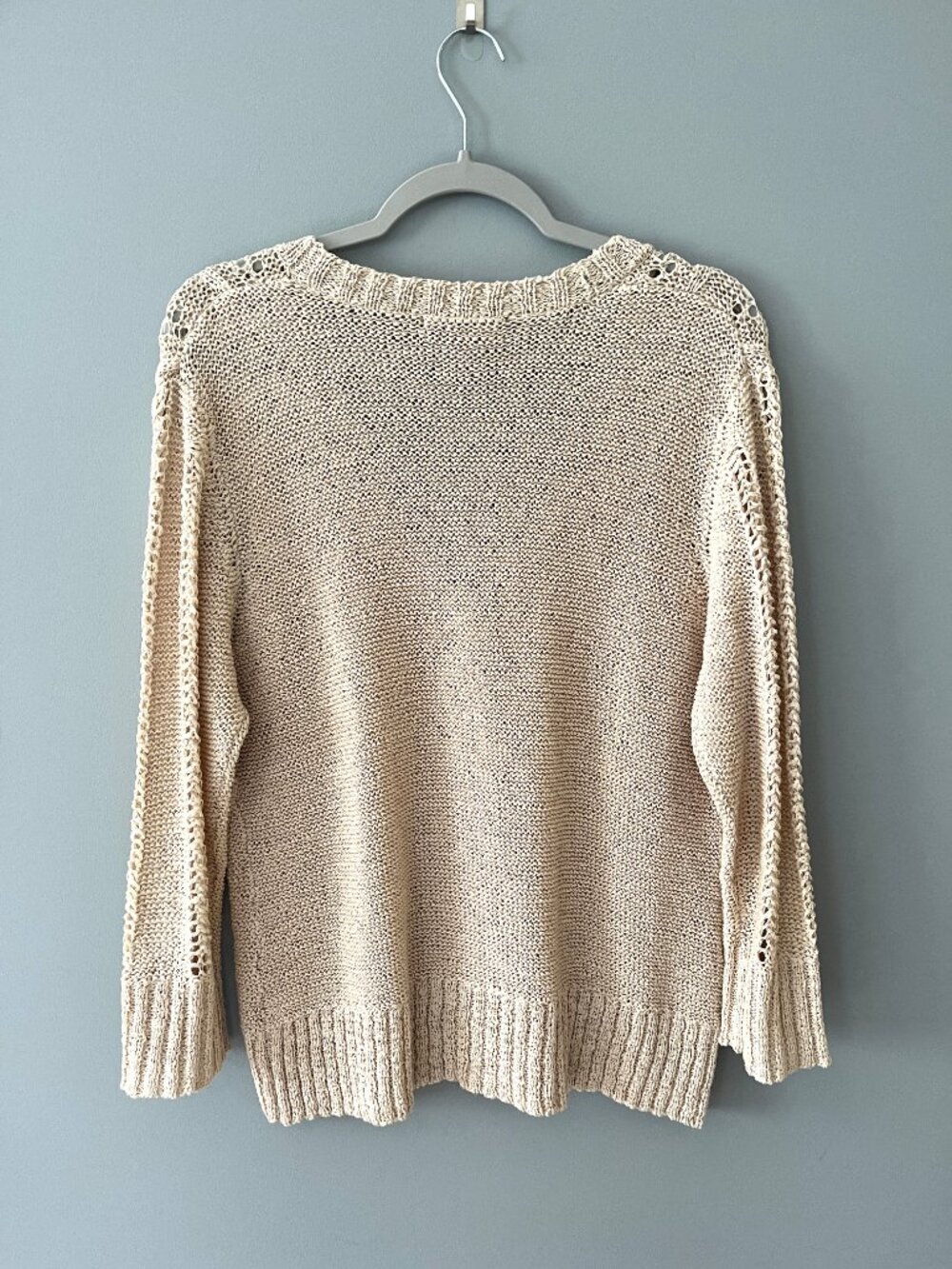 Vintage Designers Originals Studio Sweater Cardigan (Natural) L - Picture 3 of 15